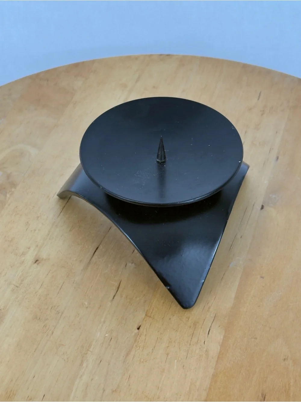 Pier1 Mid-Century Modern Inspired Black Cast Iron Tripod Candle Holder